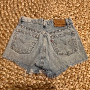 Levi's High Rise Denim Shorts Vintage